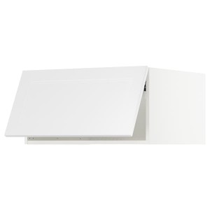 IKEA SEKTION top cab f fridge/freezer w push-op, 30x24x15 in White / Axstad Matt White, Ikea Outlet | 1430ZOGEU
