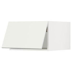 IKEA SEKTION top cab f fridge/freezer w push-op, 24x24x15 in White / Vallstena White, Ikea Outlet | 2017OAHLR