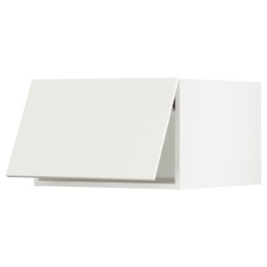 IKEA SEKTION top cabinet for fridge/freezer, 24x24x15 in White / Veddinge White, Ikea Outlet | 8914JBKIZ