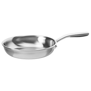 IKEA SENSUELL frying pan, stainless steel/gray, 9 in, Ikea Outlet | 5217XZLHD