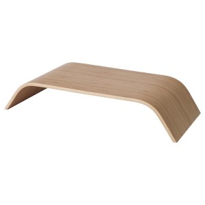 IKEA SIGFINN monitor stand-stationary height, bamboo veneer, Ikea Outlet | 2814FVMOL