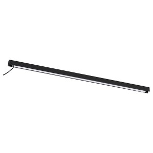 IKEA SILVERGLANS LED bathroom lighting strip, 24 in Dimmable Anthracite, Ikea Outlet | 6517JQCOE