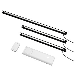 IKEA SILVERGLANS / RODRET lighting kit, 24/18 in Anthracite, Ikea Outlet | 7624QWSID