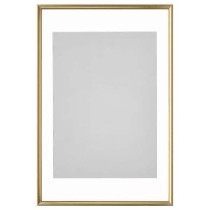 IKEA SILVERHÖJDEN frame, 24x35 ¾ in Gold, Ikea Outlet | 9215GTIJU