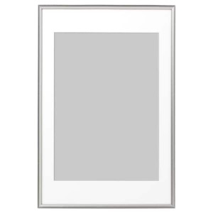 IKEA SILVERHÖJDEN frame, 24x35 ¾ in Silver Color, Ikea Outlet | 0849NUESZ