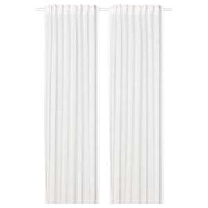 IKEA SILVERLÖNN sheer curtains, 1 pair, 57x98 in White, Ikea Outlet | 7085COJVM