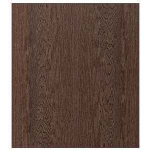 IKEA SINARP 2-p door/corner base cabinet set, brown, 13x30 in, Ikea Outlet | 5148EFJUO