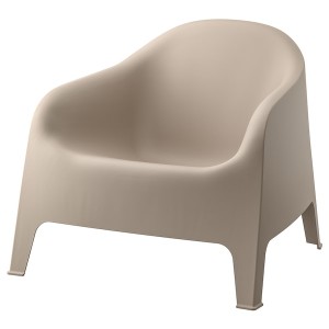 IKEA SKARPÖ armchair, outdoor Dark Beige, Ikea Outlet | 2719RYBUE