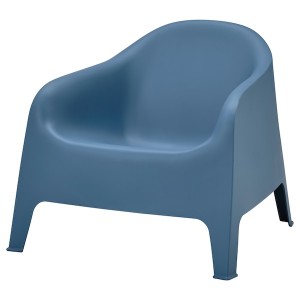 IKEA SKARPÖ armchair, outdoor Dark Blue, Ikea Outlet | 8264JIHGE