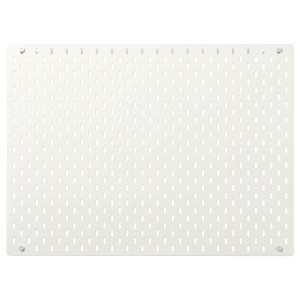IKEA SKÅDIS Pegboard, white, Ikea Outlet | 1783CKYNM