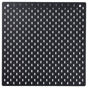 IKEA SKÅDIS pegboard, 22x22 in Black, Ikea Outlet | 8197HOLIU