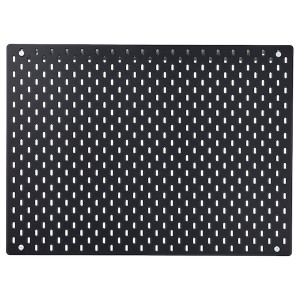 IKEA SKÅDIS pegboard, black, 30x22 in, Ikea Outlet | 9865OYERU