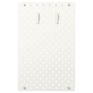 IKEA SKÅDIS pegboard combination, 14 ¼x22 in White, Ikea Outlet | 3674IKXEU