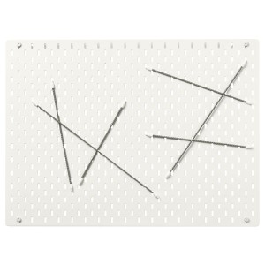IKEA SKÅDIS pegboard combination, 30x22 in White, Ikea Outlet | 6103YGOMI