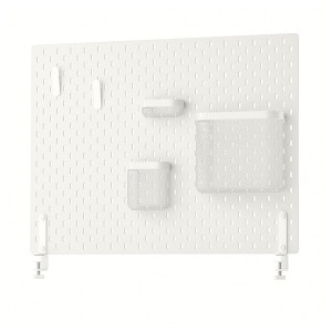 IKEA SKÅDIS pegboard combination, 30x22 in White, Ikea Outlet | 5032WVEBS