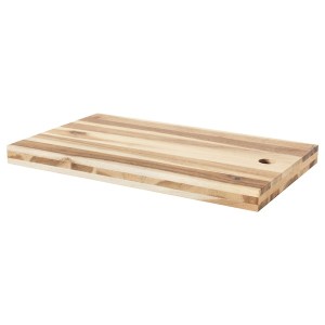 IKEA SKOGSTA cutting board, acacia, 19 ¾x11 ¾ in, Ikea Outlet | 4638HPBZX