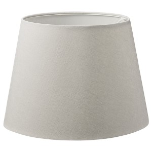 IKEA SKOTTORP lamp shade, 17 in Light Gray, Ikea Outlet | 5318RYMJD