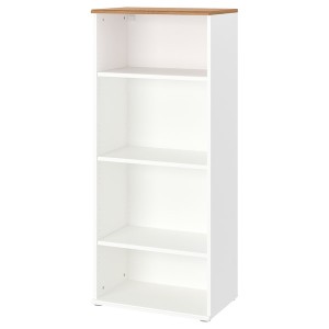 IKEA SKRUVBY bookcase, 23 5/8x55 1/8 in White, Ikea Outlet | 7518PKVME