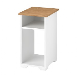 IKEA SKRUVBY side table, 15 3/4x12 5/8 in White, Ikea Outlet | 9671OWHGJ