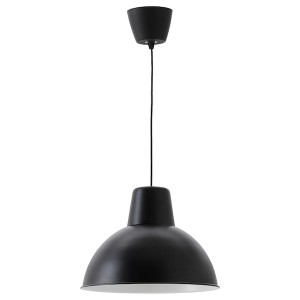 IKEA SKURUP pendant lamp, 15 in Black, Ikea Outlet | 4023ANGYW