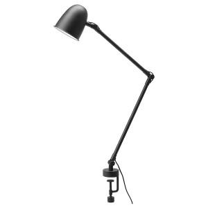 IKEA SKURUP work/wall lamp, black, Ikea Outlet | 5618JZKTE