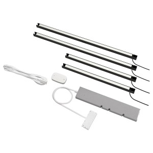 IKEA SKYDRAG / TRÅDFRI lighting kit, 24/18 in Anthracite, Ikea Outlet | 9430MPYCU