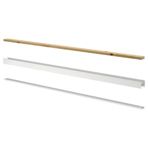 IKEA SKYTTA rail for sliding door frame White, Ikea Outlet | 3546WFZRM