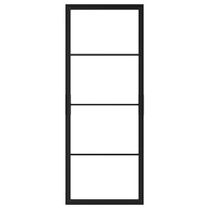 IKEA SKYTTA sliding door frame, 30 3/8x77 1/8 in Black, Ikea Outlet | 6497JGBFL