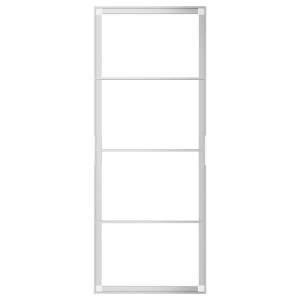 IKEA SKYTTA sliding door frame, 30 3/8x77 1/8 in Aluminum, Ikea Outlet | 2693LCEQI
