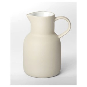IKEA SLÄTTIKA pitcher, white, 27 oz, Ikea Outlet | 5798IDGYT