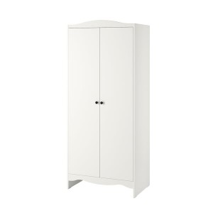 IKEA SMÅGÖRA wardrobe, white, 31 1/2x19 5/8x73 5/8 in, Ikea Outlet | 4382PDBXE