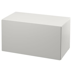 IKEA SMÅSTAD bench with toy storage, 35 3/8x20 1/2x18 7/8 in White / Gray, Ikea Outlet | 5931PAVTD