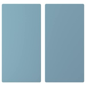 IKEA SMÅSTAD door, 11 3/4x23 5/8 in, 2 pack Blue, Ikea Outlet | 5349KOCZA