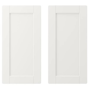 IKEA SMÅSTAD door, 11 3/4x23 5/8 in, 2 pack White / With Frame, Ikea Outlet | 0264MWORT