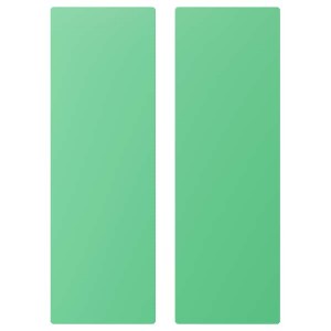 IKEA SMÅSTAD door, 11 3/4x35 3/8 in, 2 pack Green, Ikea Outlet | 8094NYIOC