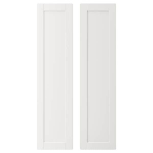 IKEA SMÅSTAD door, 11 3/4x47 1/4 in, 2 pack White / With Frame, Ikea Outlet | 9287HWISR