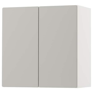 IKEA SMÅSTAD wall cabinet, 23 5/8x12 5/8x23 5/8 in White Gray / With 1 Shelf, Ikea Outlet | 1862UKVLD