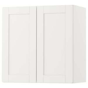 IKEA SMÅSTAD wall cabinet, with frame/with 1 shelf, 23 5/8x12 5/8x23 5/8 in White, Ikea Outlet | 3017GSFIZ