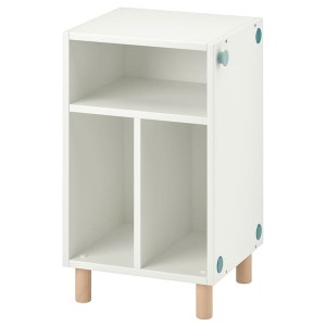 IKEA SMUSSLA bedside table/shelf unit White, Ikea Outlet | 4812YPZIQ