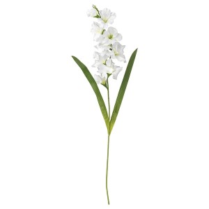 IKEA SMYCKA artificial flower, Gladiolus/white, 39 ¼ in, Ikea Outlet | 7401LDCET