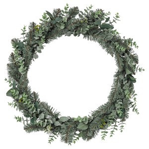 IKEA SMYCKA artificial wreath, green, 23 ½ in, Ikea Outlet | 6102ANUFC
