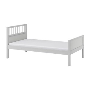 IKEA SMYGA bed frame, Twin Light Gray, Ikea Outlet | 5486UEIPL