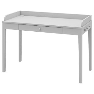 IKEA SMYGA desk, light gray, 48x23 5/8 in, Ikea Outlet | 5680QWZOA