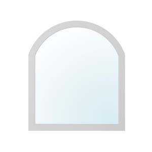 IKEA SMYGA mirror for desk/wall, light gray, Ikea Outlet | 0158TUFVQ