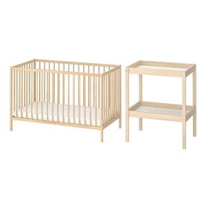 IKEA SNIGLAR 2-piece baby furniture set, beech, 27 1/2x52 in, Ikea Outlet | 6492MGERH