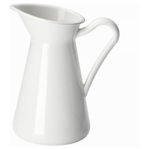 IKEA SOCKERÄRT vase/jug, white, 6 in, Ikea Outlet | 9413QWADT