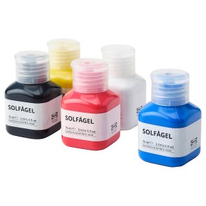 IKEA SOLFÅGEL acrylic paint, mixed colors, 13 oz, Ikea Outlet | 7098GXLKJ