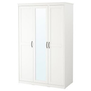 IKEA SONGESAND Wardrobe, 47 1/8x23 5/8x75 1/4 in White, Ikea Outlet | 6240NWYFV