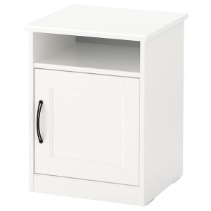 IKEA SONGESAND nightstand, 16 1/2x15 3/4 in White, Ikea Outlet | 4791ORQPS