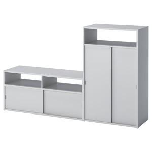 IKEA SPIKSMED TV storage combination, 61 3/4x12 5/8x38 1/4 in, Ikea Outlet | 6718UVYIW